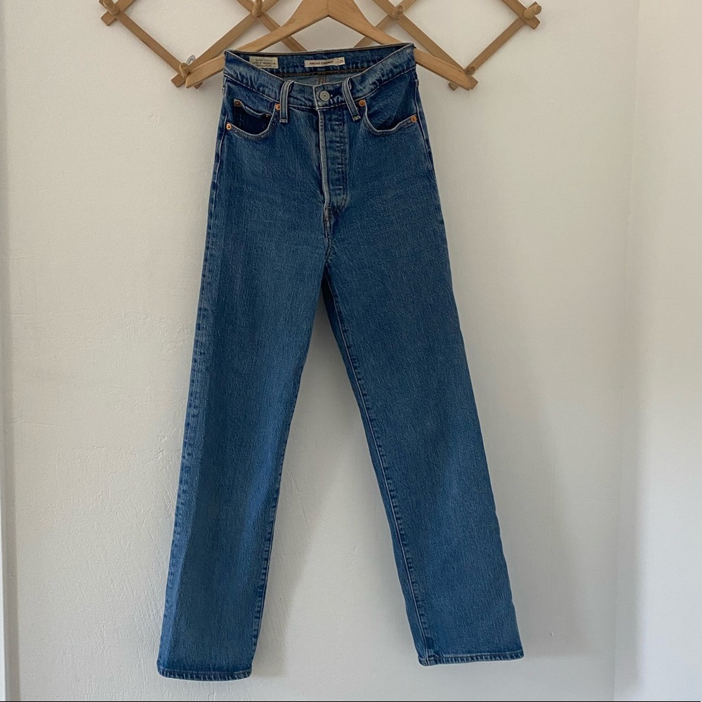 RIBCAGE STRAIGHT Jeans 26 Medium Wash